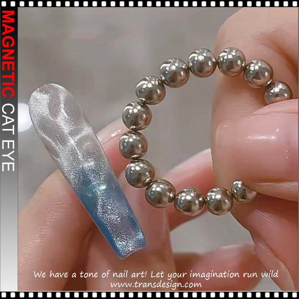 MAGNETIC CAT EYE Beads 20PCS Water Ripple