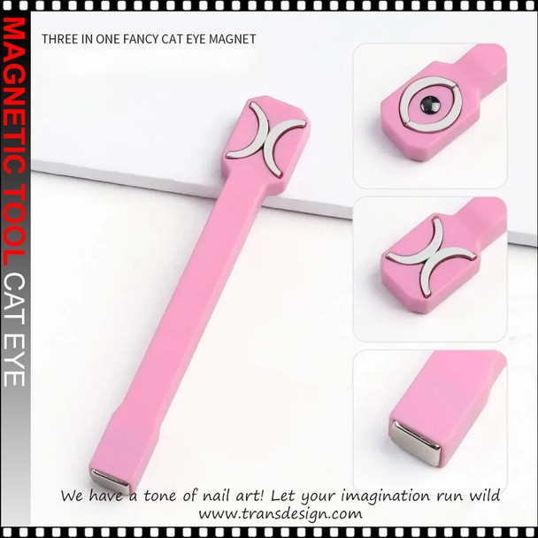 3 in 1 Fancy Cat Eye Magnet Pink 3 in 1 Fancy Cat Eye Magnet Pink