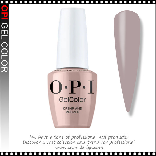 OPI GELCOLOR Crimp and Proper #GCF031