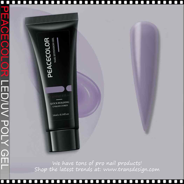 PEACECOLOR Poly Nail Gel Burnished Lilac 16ml