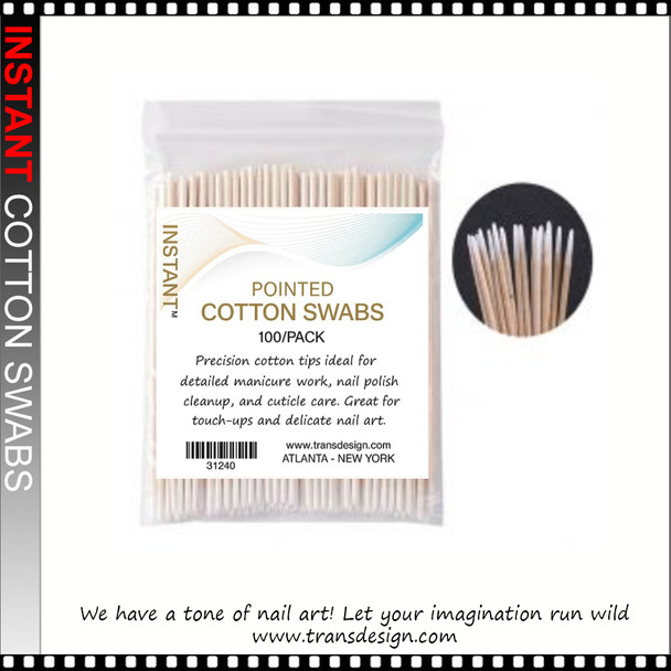INSTANT Cotton Swabs 100/Pack  INSTANT Cotton Swabs 100/Pack
