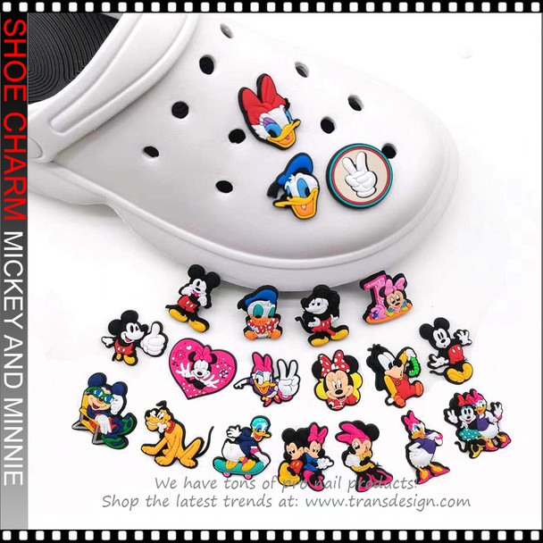 SHOE CHARM Mickey and Minnie 20/Pack SHOE CHARM Mickey and Minnie 20/Pack
