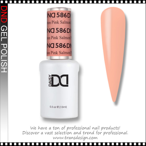 DND Gel Polish Pink Salmon #586