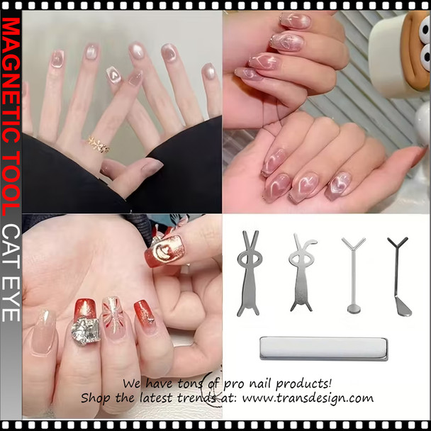 MAGNETIC TOOL Rabbit Bear Cat Eye 5/Set