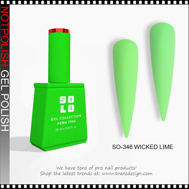 NOTPOLISH SOLO GEL Wicked Lime