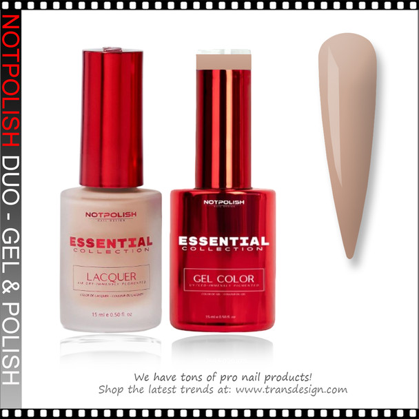 NOTPOLISH ESSENTIAL DUO Toasted 0.5oz.