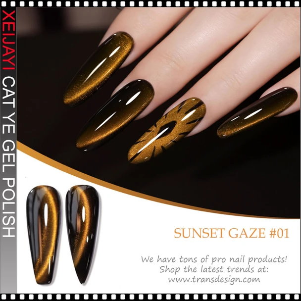 XEIJAYI FRAME BOTTLE CAT EYE The Eye of Sunset #01