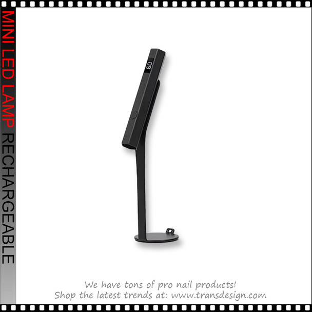 LED/UV Metal Nail Dryer with Magnetic Holder, Black.     