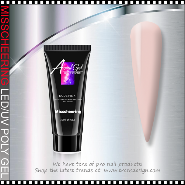 MISSCHEERING POLY GEL Nude Pink 30ml.