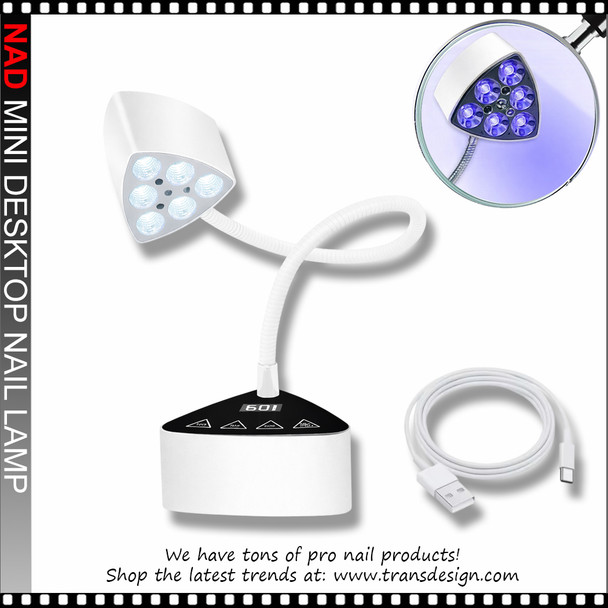 NAD Mini Desktop Nail Lamp 18W , White