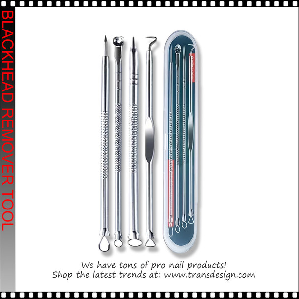 Stainless Steel Blackhead Remover Tool 4/Pack