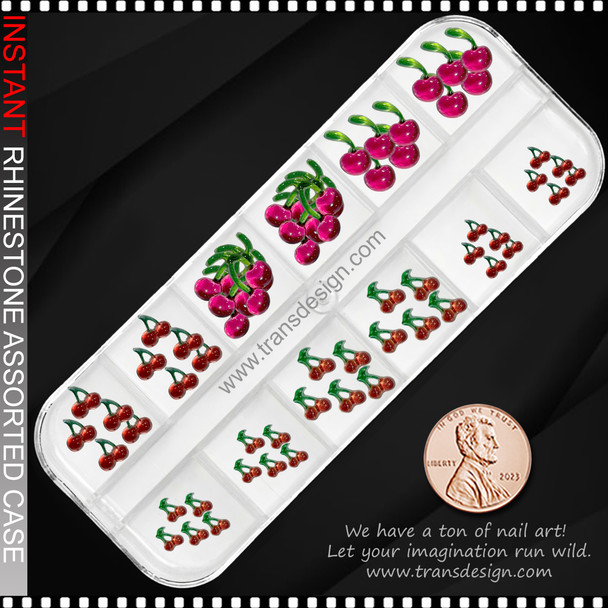 NAIL CHARM Cherry Collection/Case