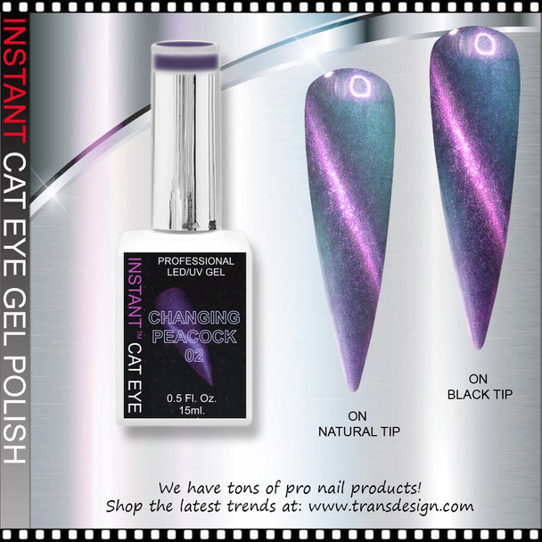 INSTANT CAT EYE GEL Changing Peacock #02