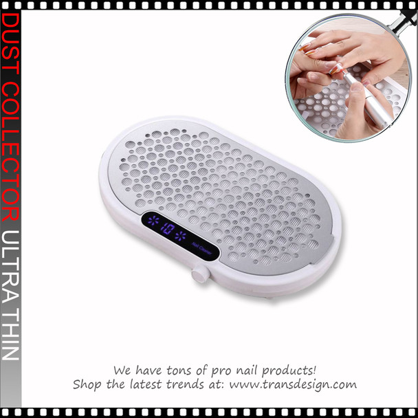 DUST COLLECTOR Ultra Thin, Strong Dual Brushless Fans, White