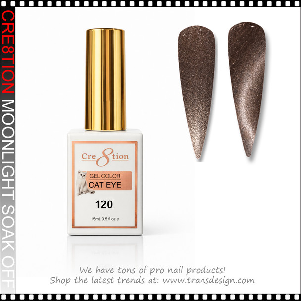 CRE8TION MOONLIGHT Cat Eye Soak Off Gel 0.5oz # 120