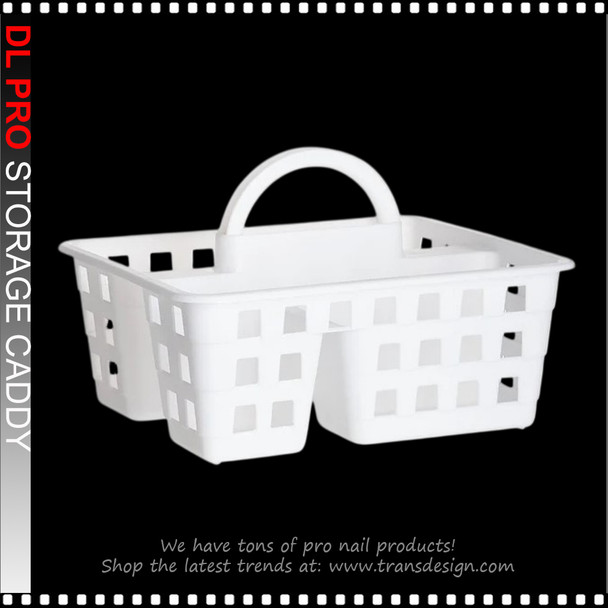 DL Pro Storage Caddy - White 4-1/8"H x 10-1/4"W x 9"D