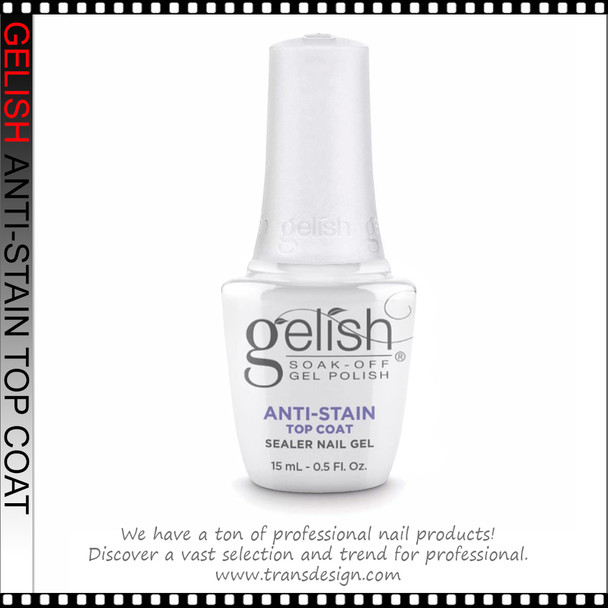 GELISH Anti-Stain Top Coat 0.5oz