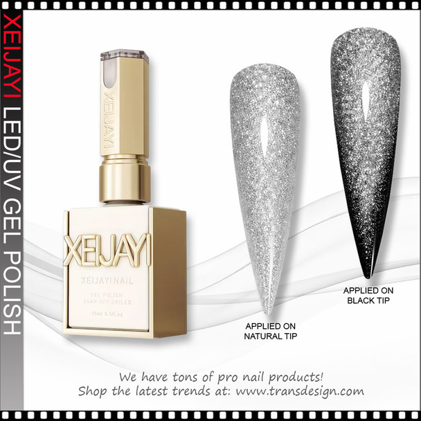 XEIJAYI Gel Polish Silver Glitter #M104