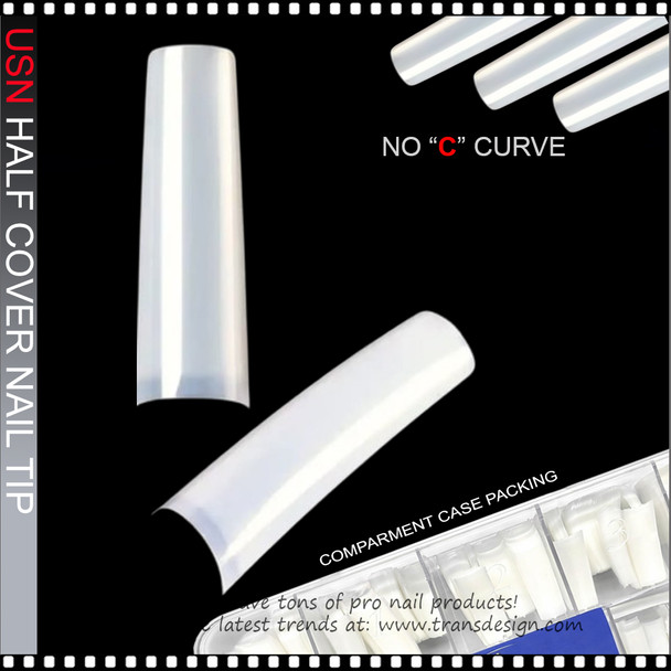 USN TIP Long Straight, Half Curve Natural Color 540/Case