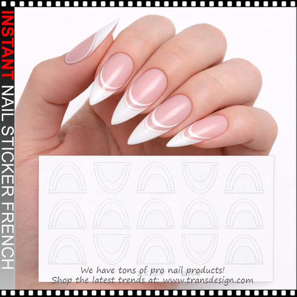 INSTANT Masking Sticker, Wide French Curve