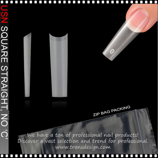 REFILL TIP -SQUARE Straight, Half Cover, Natural Color 50/Bag