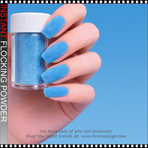 INSTANT Sky Blue Velvet Flocking Powder 20ml/Jar