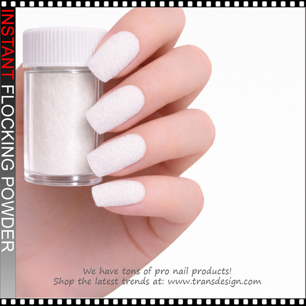 INSTANT White Velvet Flocking Powder 20ml/Jar