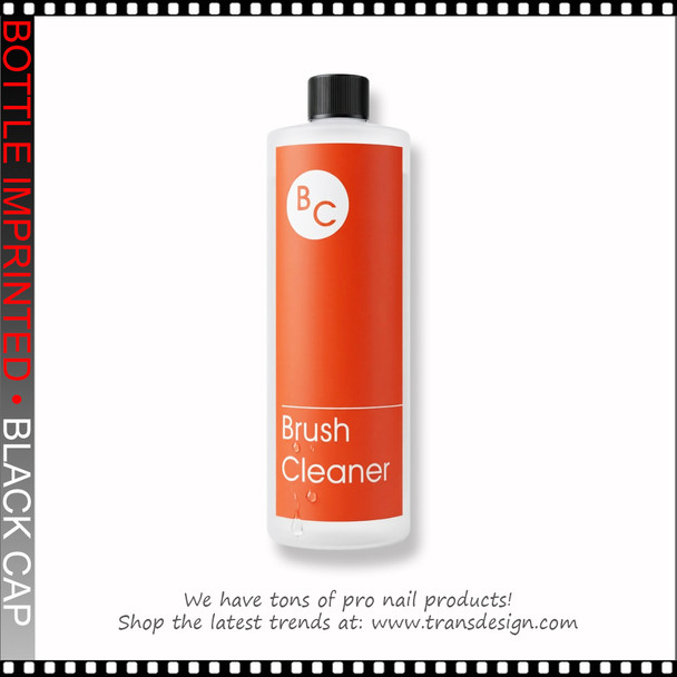 BOTTLE Imprinted 'BRUSH CLEANER' with Black Cap 16oz.