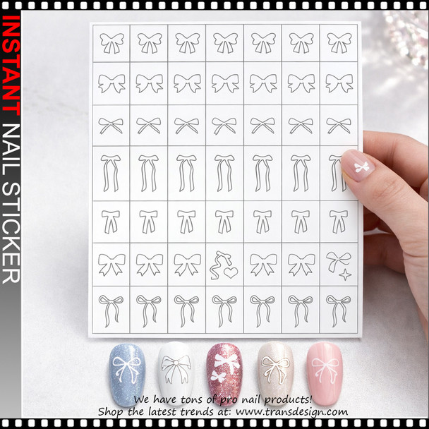 INSTANT Masking Sticker, Bow Knot Series