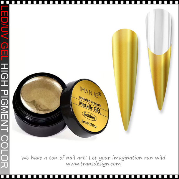 IMANJE METALLIC GEL Gold 0.27oz.
