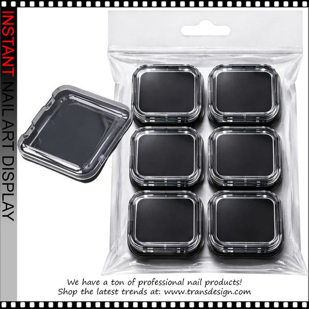 NAIL ART DISPLAY Black 12 Boxes/Bag