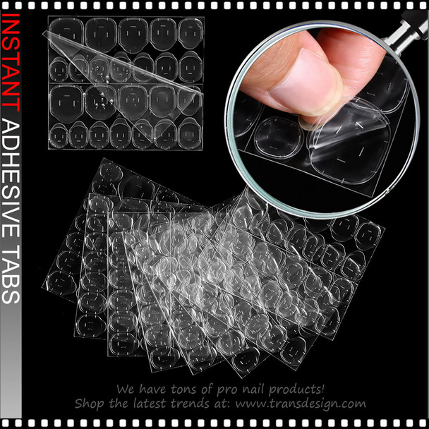 INSTANT Adhesive Tabs for Press on nails 240 Tabs/Pack