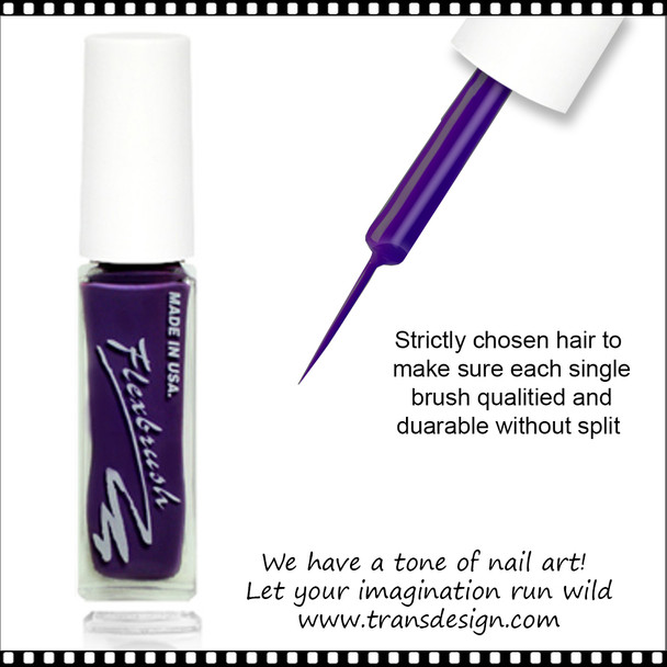 FLEXBRUSH Lacquer Base, Purple 1/3oz.