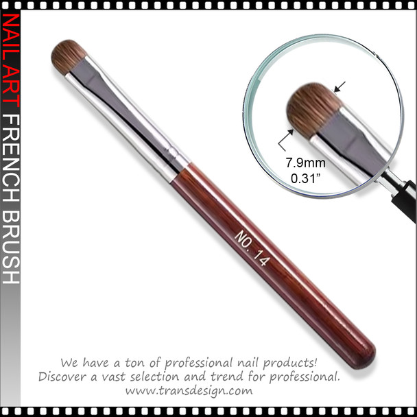 NAIL ART French Clean-Up Brush #14