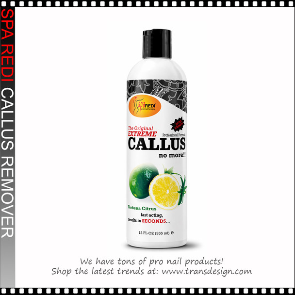 SPA REDI Extreme Callus Remover Verbena Citrus 12oz.