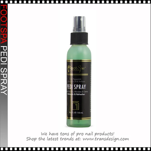 FOOTSPA Pedi Spray Antiseptic Mint & Eucalyptus 16oz.
