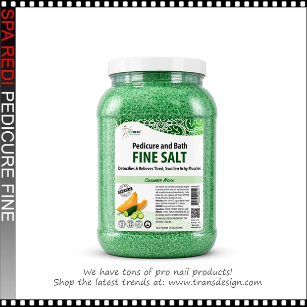 SPA REDI Pedicure Fine Salt Cucumber Melon 1gal.