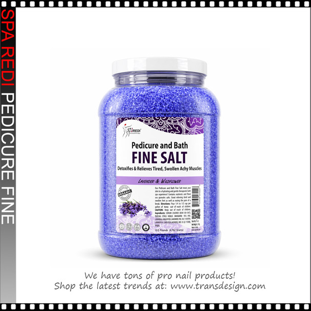 SPA REDI Pedicure Fine Salt Lavender & Wildflower 1gal.
