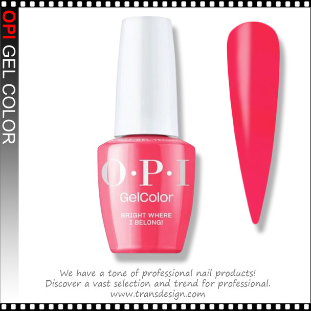 OPI GELCOLOR Bright Where I Belong! #GCS080