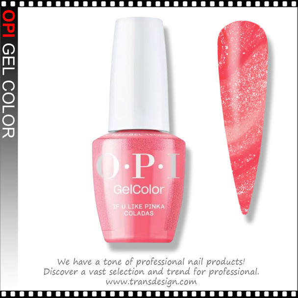 OPI GELCOLOR If U Like Pinka Coladas #GCS083