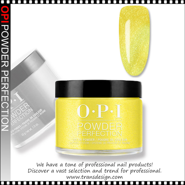 OPI DIP POWDER Paintin' on Sunshine!