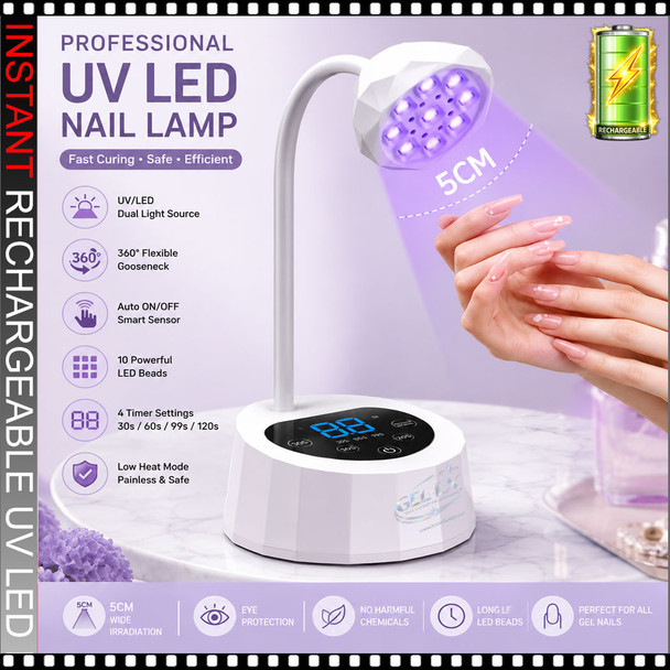 GEL-EX Rechargeable LED Lamp, White 36W.