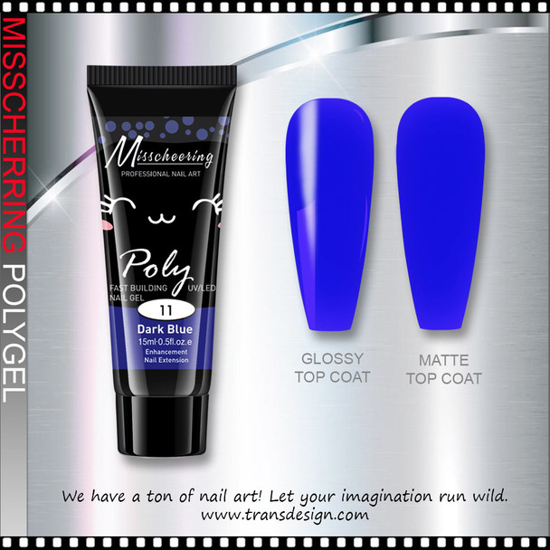 MISSCHEERING POLYGEL Neon Dark Blue #11