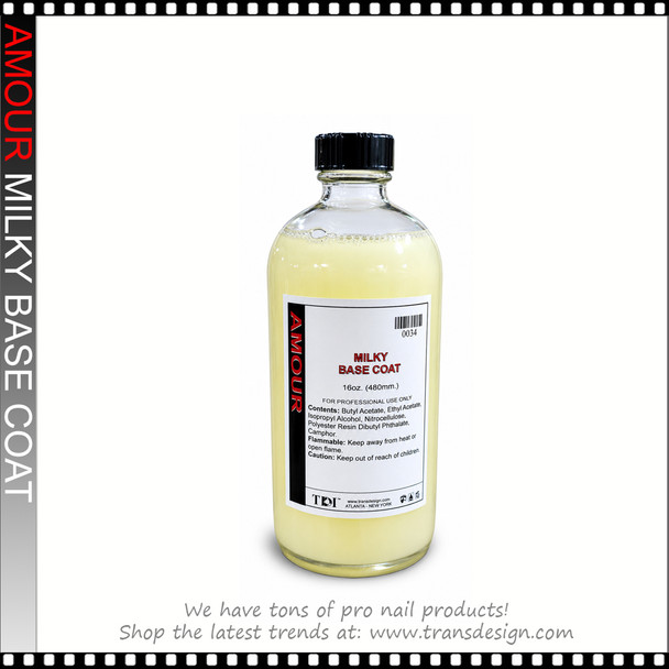 AMOUR Milky Base Coat 16oz.