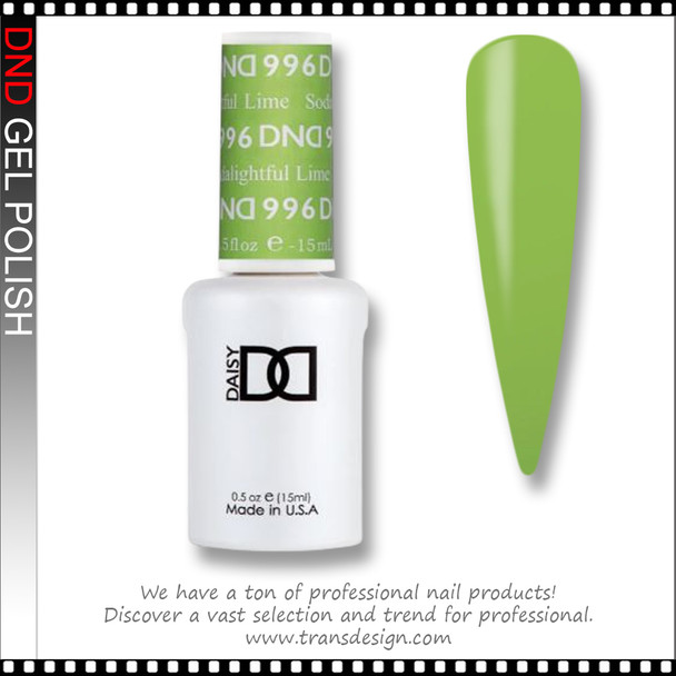DND Gel Polish Soda-lightful Lime #996