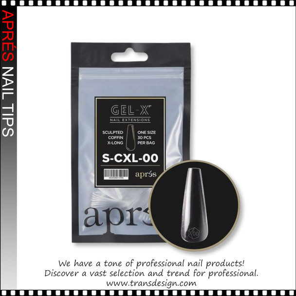 APRES Sculpted Coffin X-Long Refill Bag 50/Bag