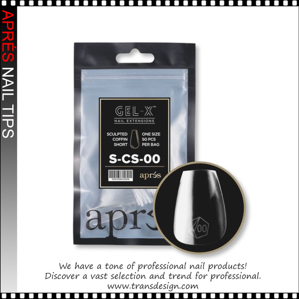 APRES Sculpted Coffin Short Refill Bag 50/Bag