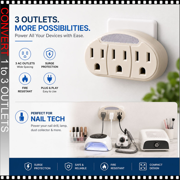 INSTANT Triple Power Outlet