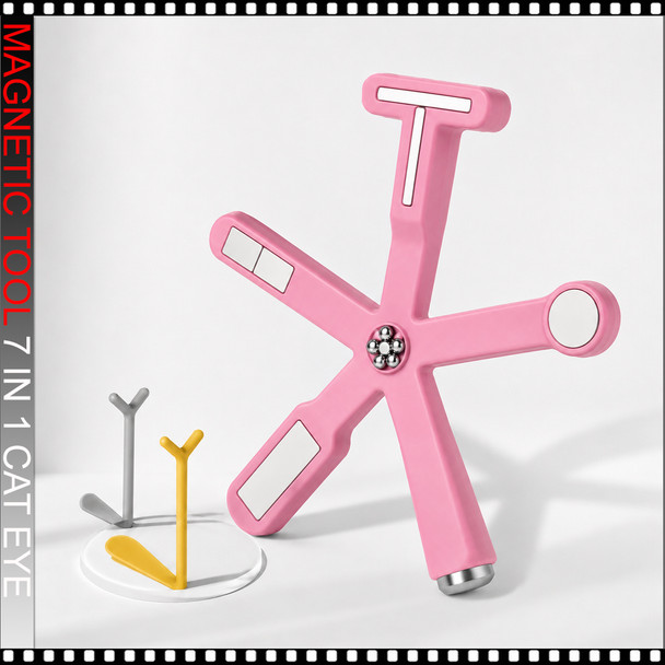 MAGNETIC TOOL 7-in-1 Multi-Functional Cat Eye, Pink