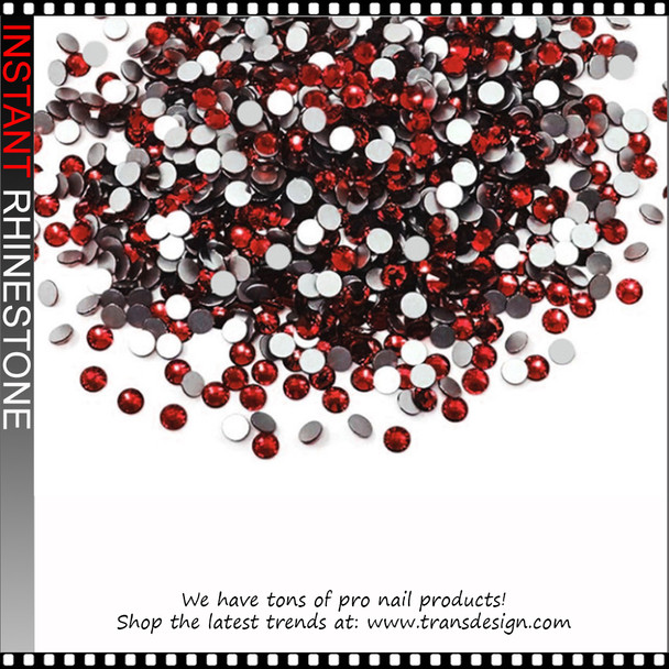 RHINESTONE Round Shape Ruby Red Color 1440/Pack